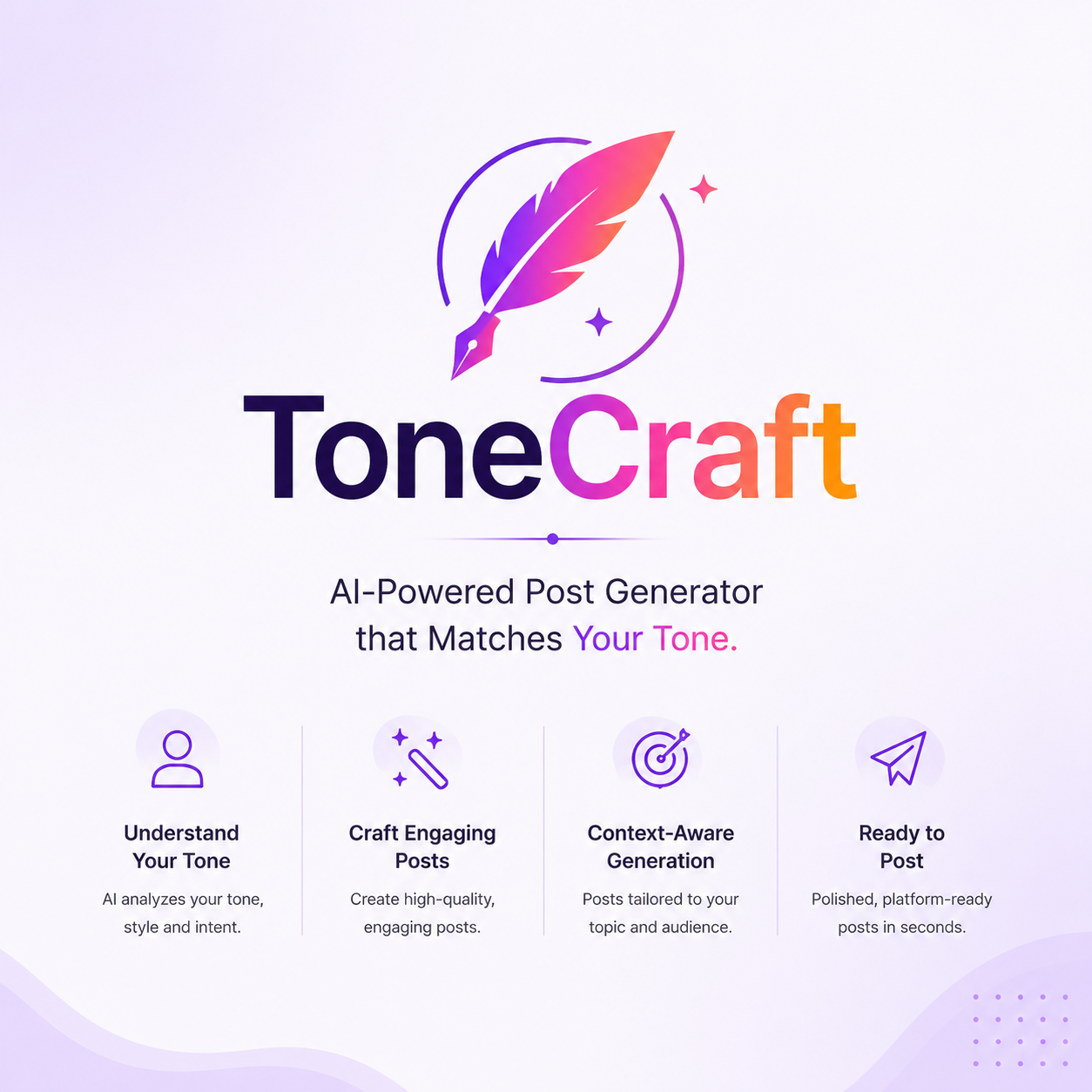 ToneCraft - AI LinkedIn Post Generator
